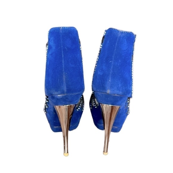 Alba Royal Blue Heels - Picture 4 of 5